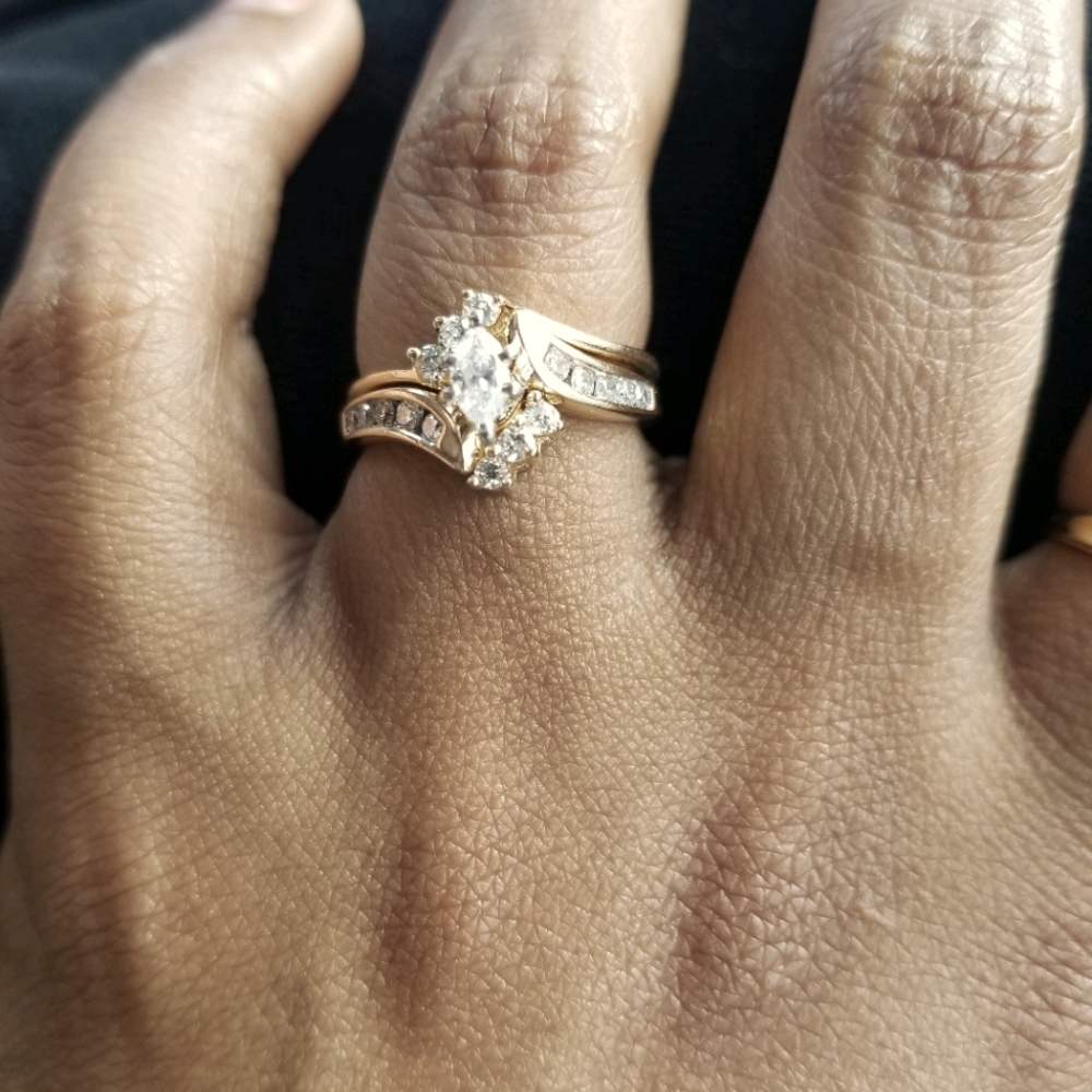 Dimond wedding ring band